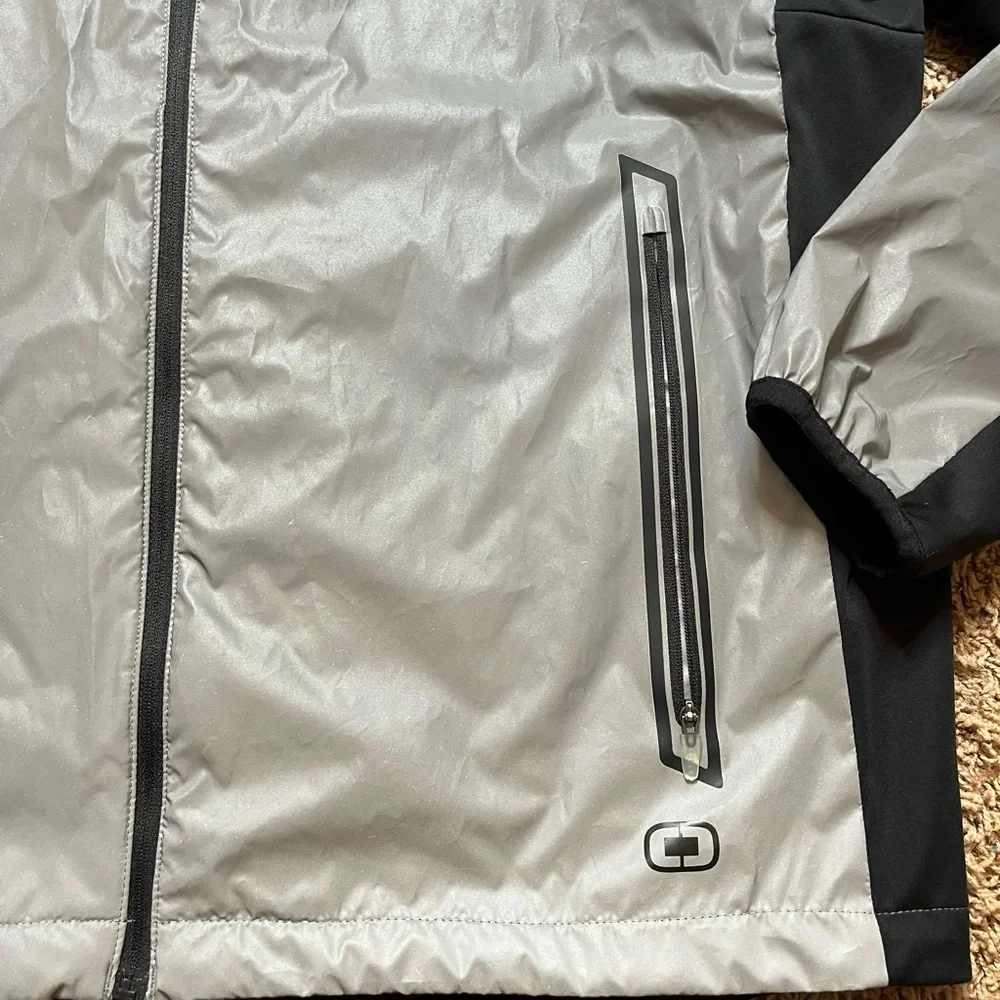 Mens OGIO Endurance Flash Jacket Ford Rough Fenway Racing Silver Size Large - Picture 2 of 7